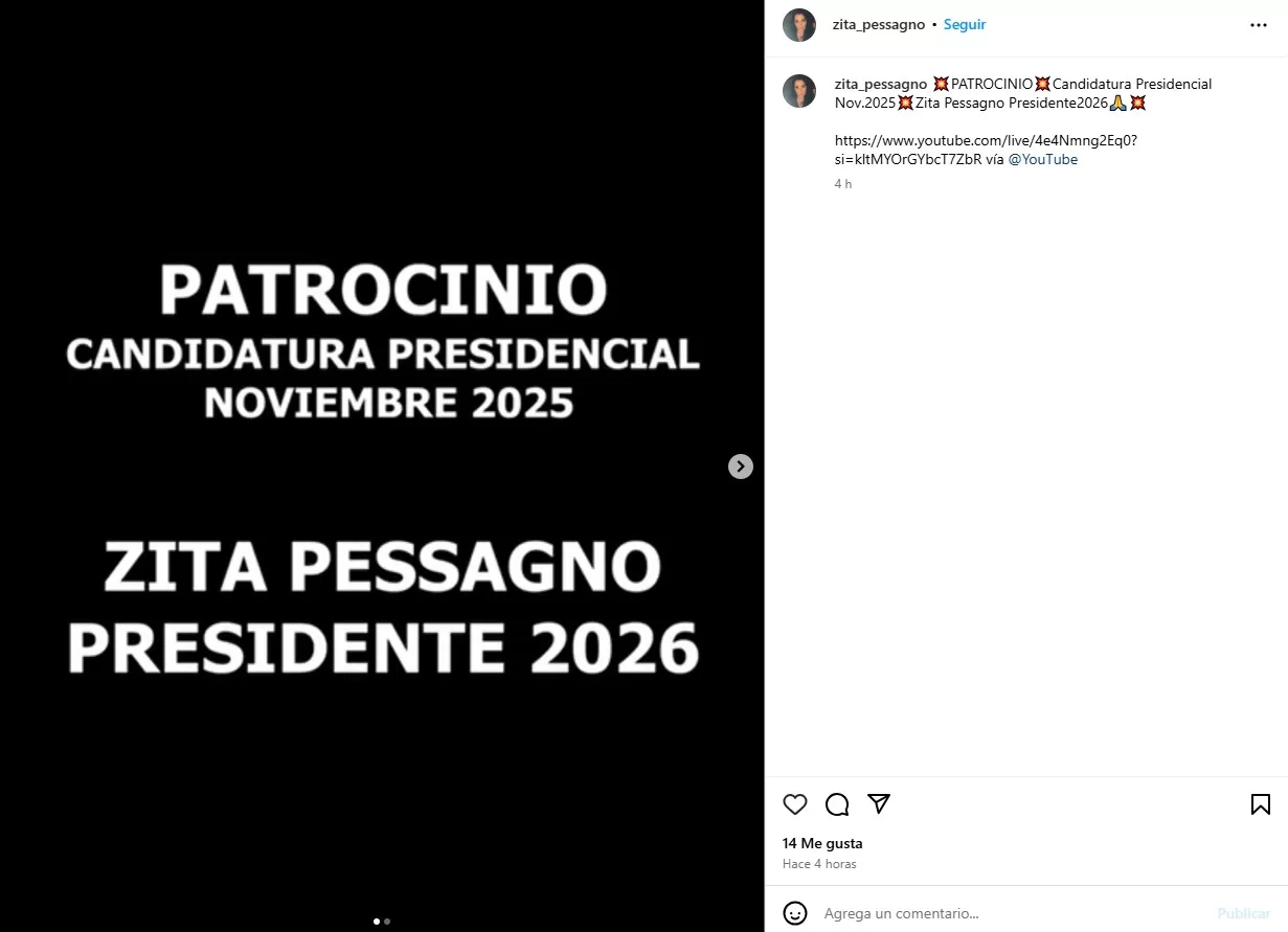 Instagram Zita Pessagno