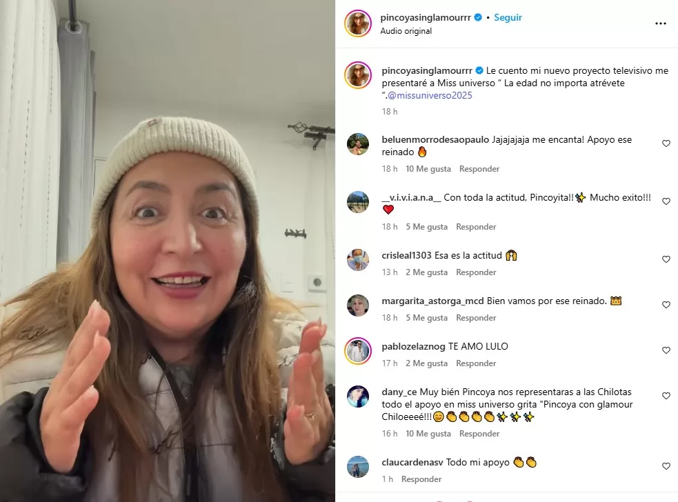 Captura Instagram @Pincoyasinglamourrr