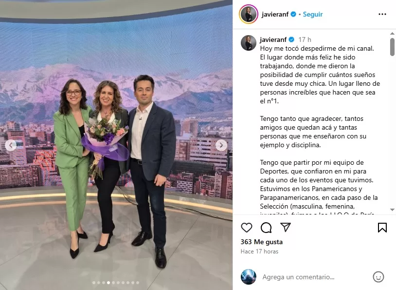 Instagram @javieranf