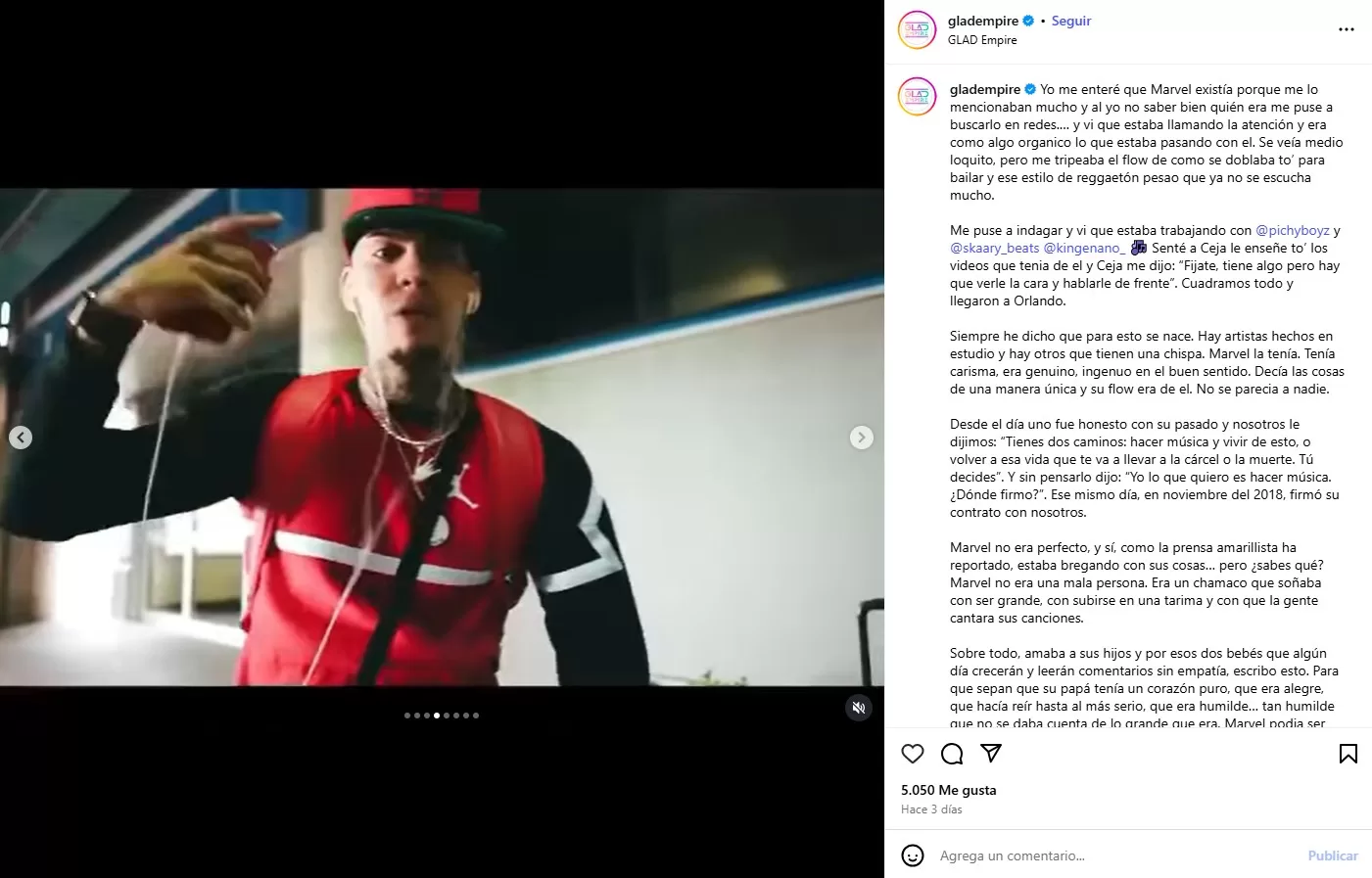 Instagram @gladempire
