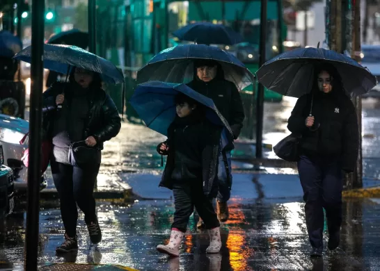 Lluvia En Santiago 23 Junio