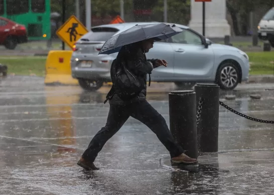 Lluvia En Santiago 24 Junio