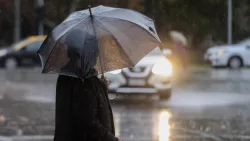 Lluvia En Santiago Frío