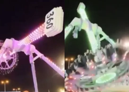 Accidente En Parque De Diversiones