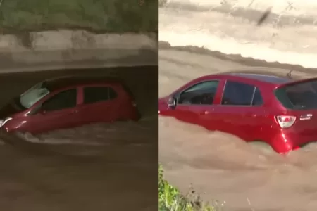 Auto Que Se Volcó En La Florida