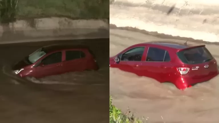 Auto Que Se Volcó En La Florida