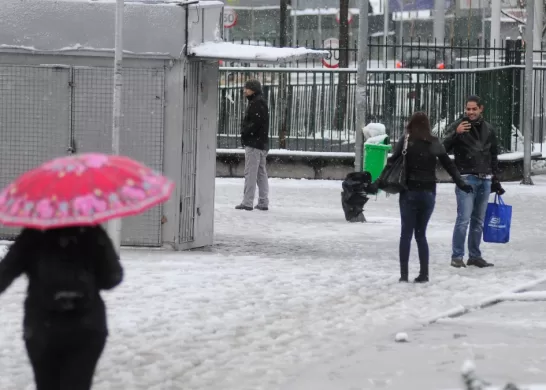 Nieve En Santiago, Fin De Semana