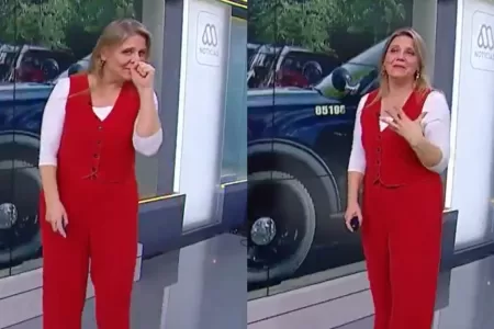 Periodista De Mega Se Quiebra En Vivo