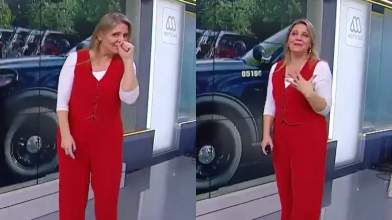 Periodista De Mega Se Quiebra En Vivo