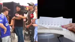 Abrazo Hincha De Colo Colo Y U De Chile