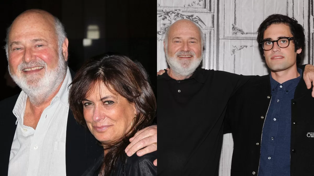 Getty Images: Rob Reiner junto a su esposa e hijo