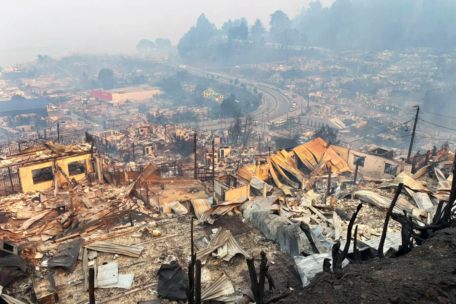 PENCO : Incendio Forestal