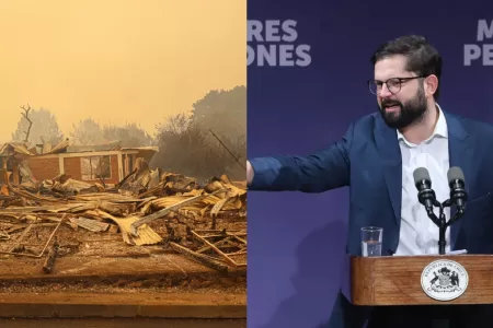 Boric Y Actualización De Incendios