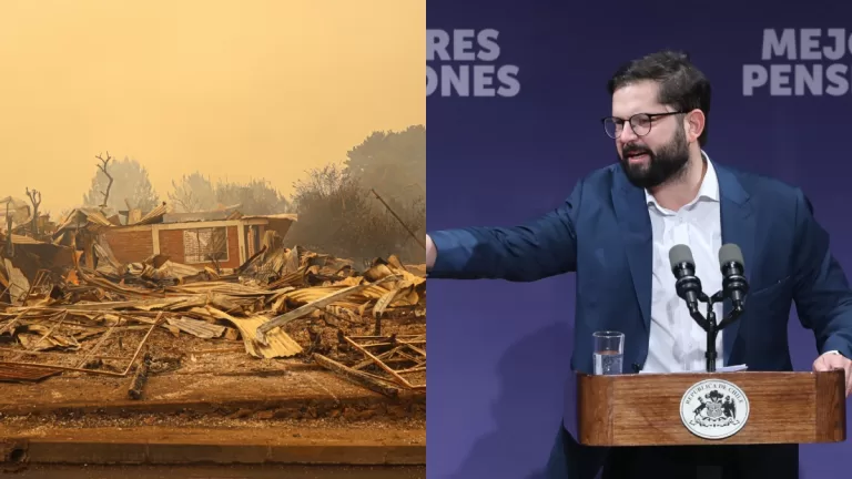 Boric Y Actualización De Incendios