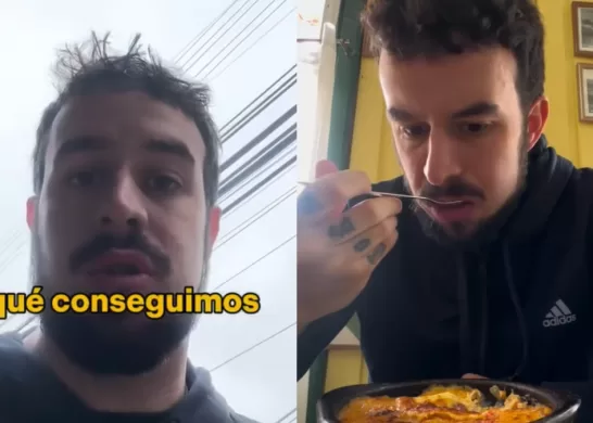 Influencer Argentino Prueba Plato Chileno