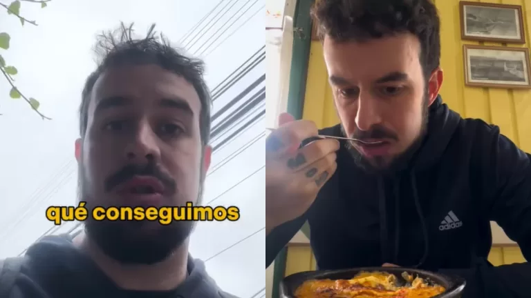 Influencer Argentino Prueba Plato Chileno