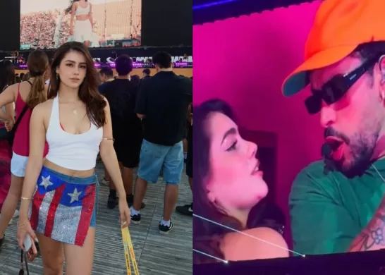 Isabel Calvo Y Bad Bunny En La Casita