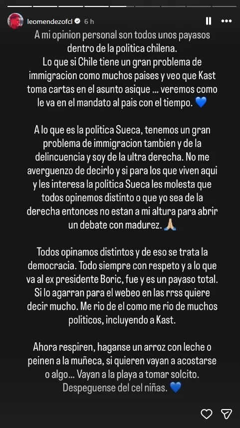 Leo Mendez Jr Instagram