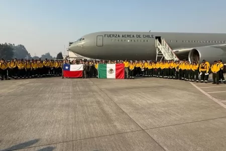 Llegan Refuerzos De Mexico Para Ayudar En Incendios Del Sur