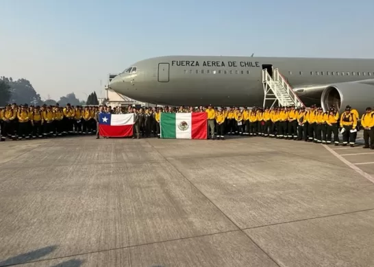 Llegan Refuerzos De Mexico Para Ayudar En Incendios Del Sur
