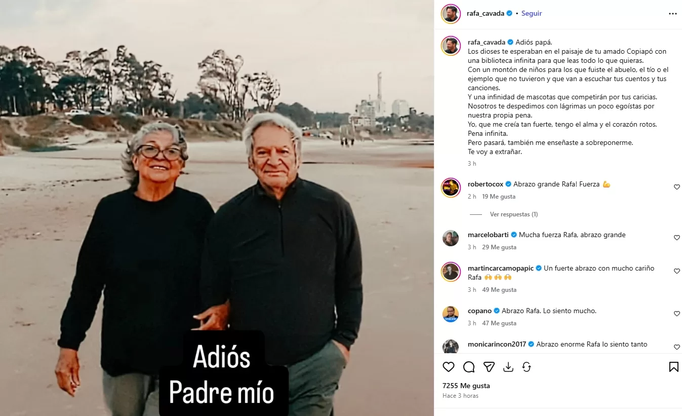 Despedida Rafa Cavada