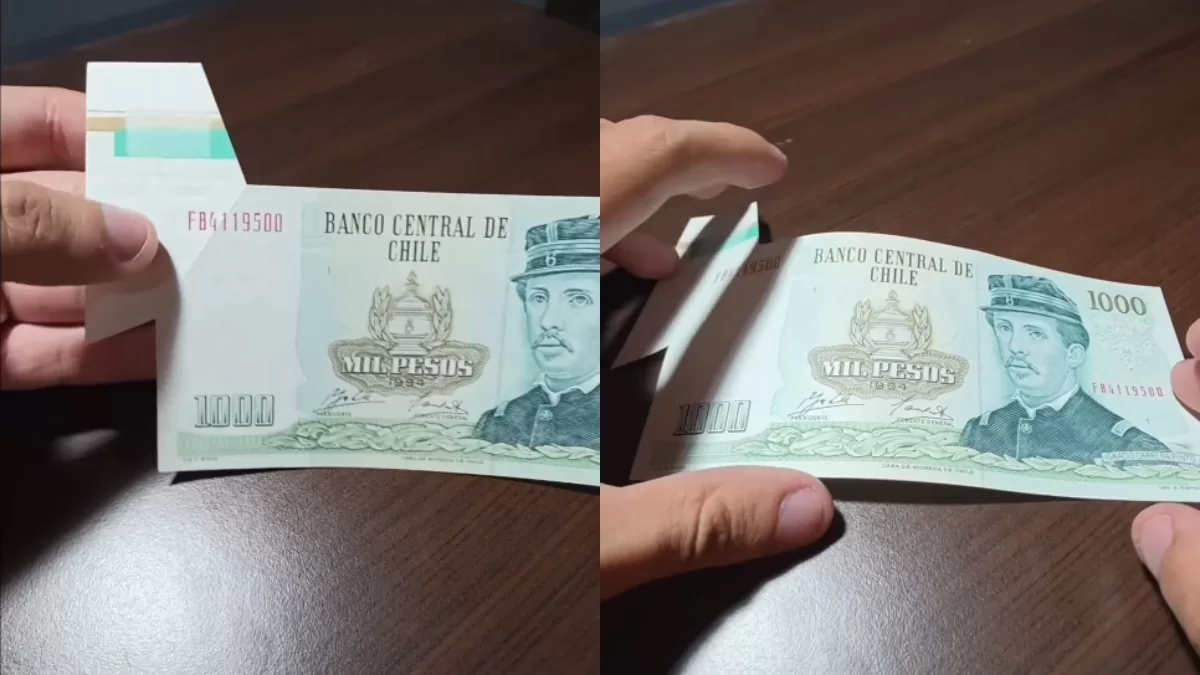 Billete De 1.000 Error Coins Chile