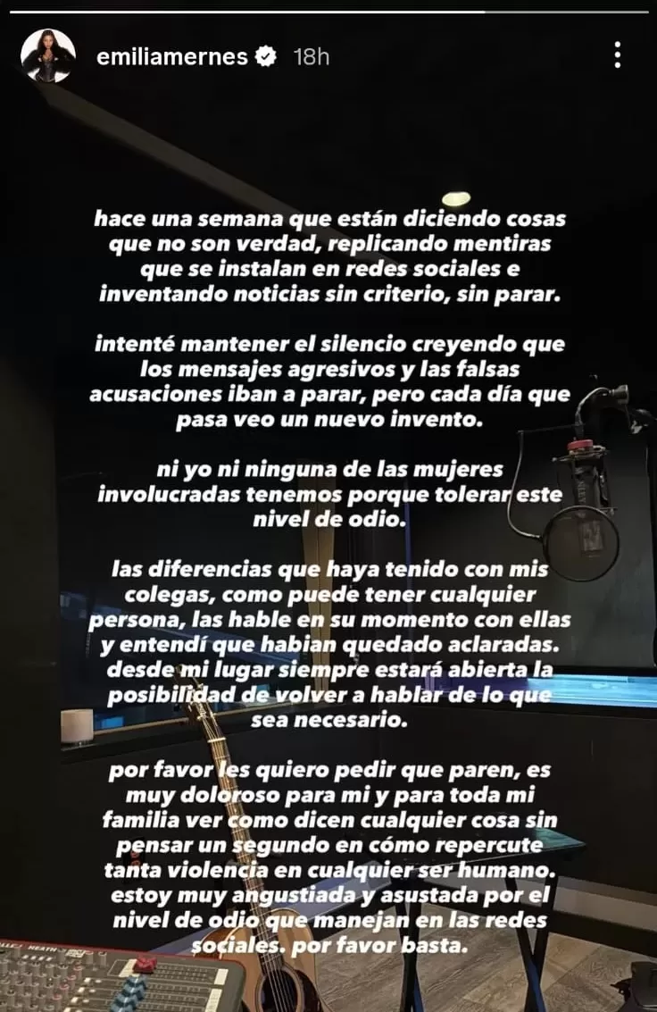 Pantallazo Emilia Mernes