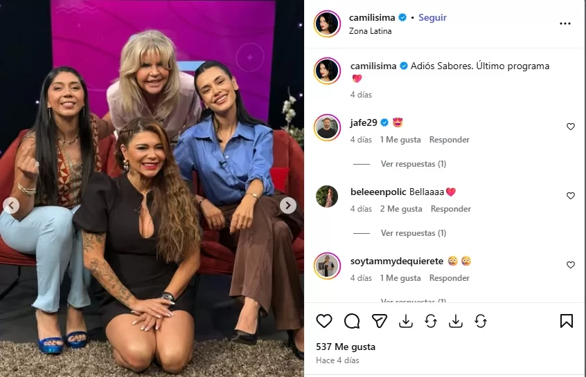 Sabores Llega A Su Fin