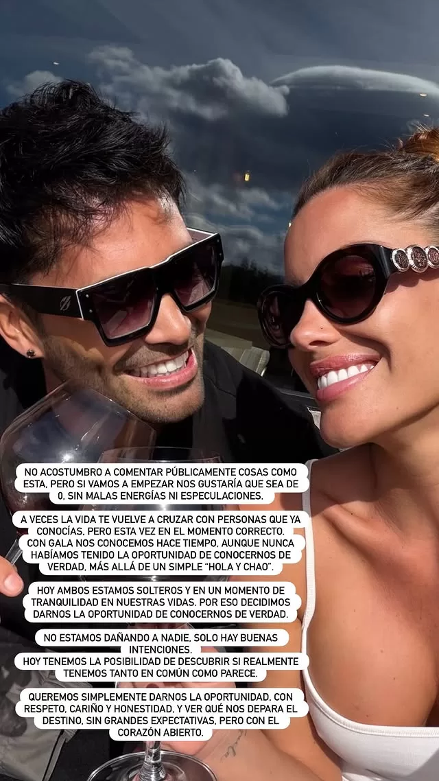 Luis Jiménez y Gala Caldirola/Instagram