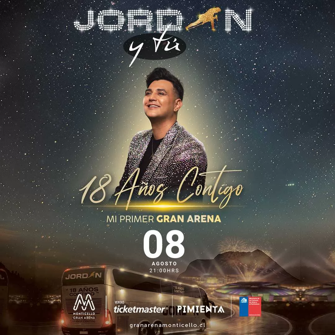 Afiche, Jordan En Gran Arena Monticello