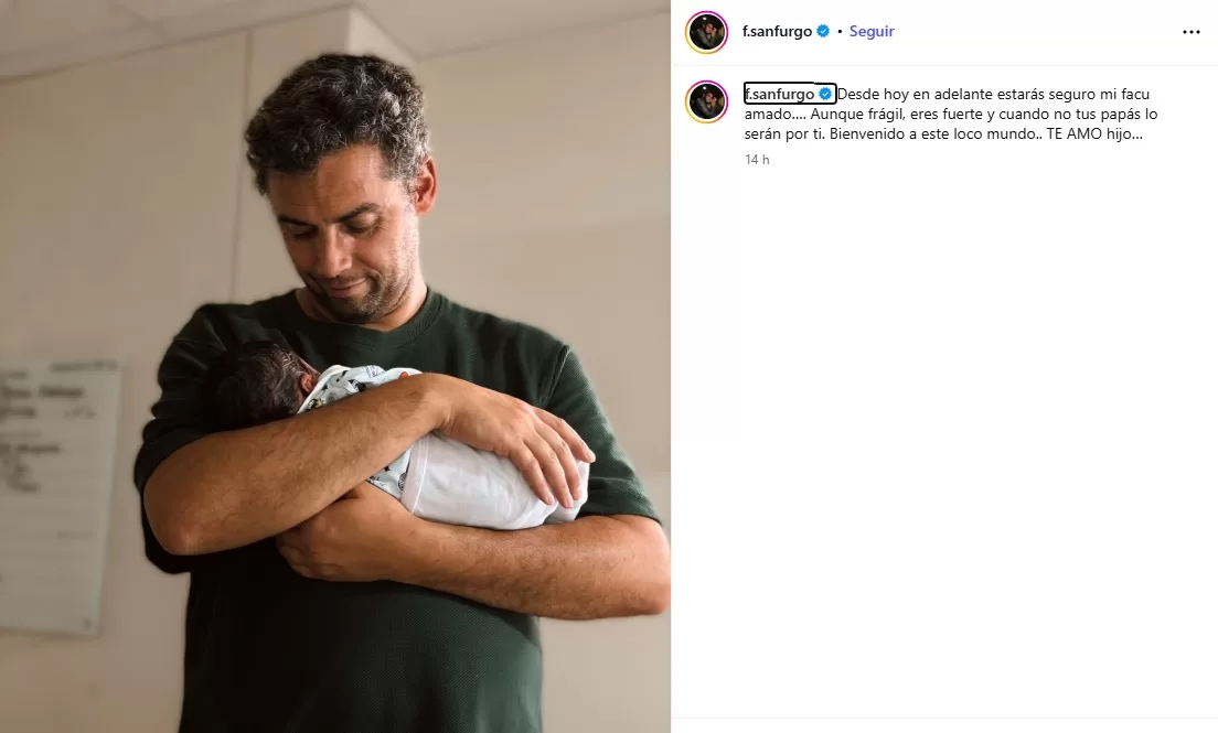 Francisco Sanfurgo Se Convertirá En Padre