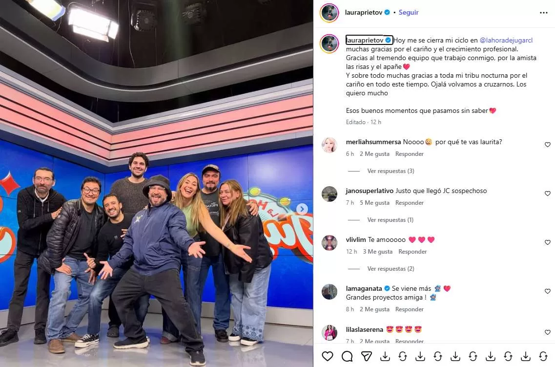 Laura Prieto Se Va De La Hora De Jugar