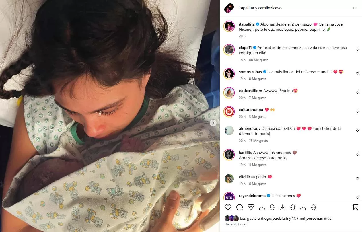 Post Instagram @itapallita