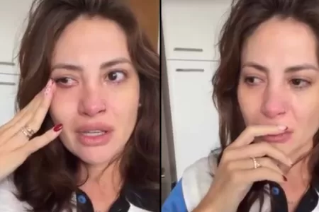 Karen Paola Llorando