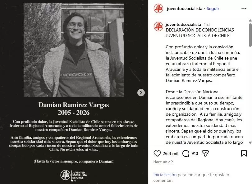 Instagram Juventudsocialista