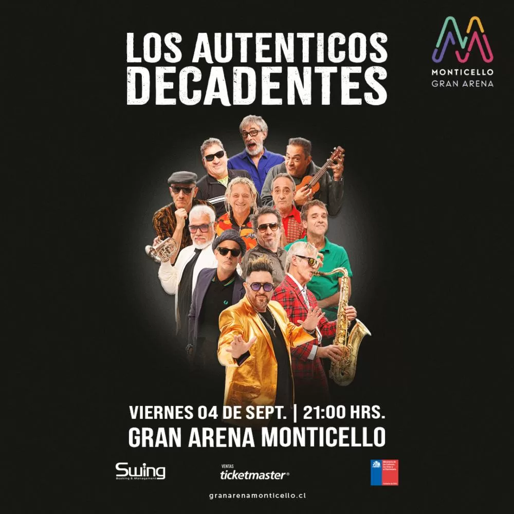 Los Auténticos Decadentes En Gran Arena Monticello
