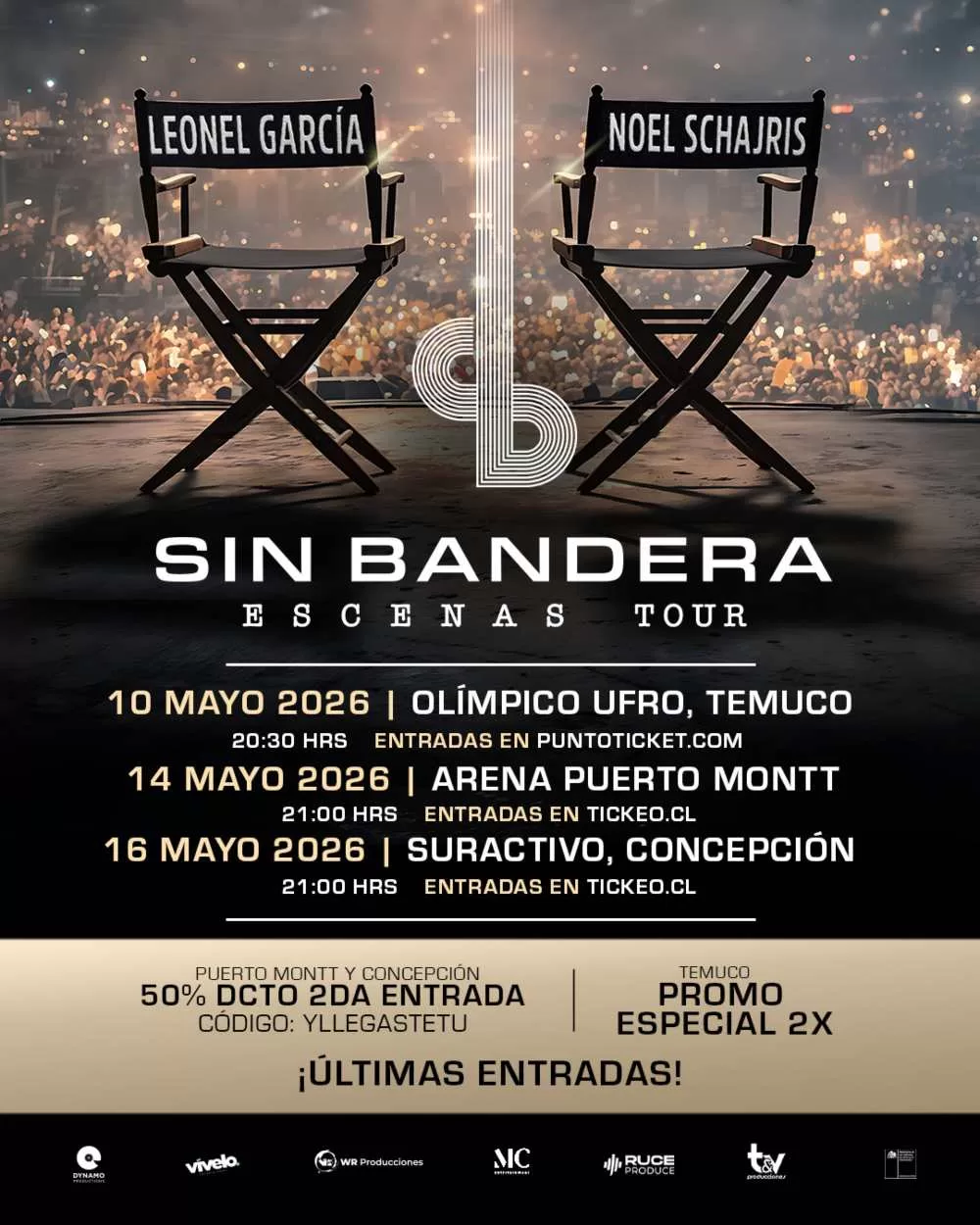 Sin Bandera Gira Sur, Afiche