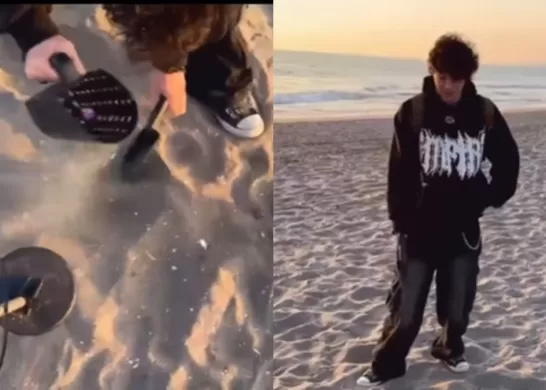 Viral Joven En La Playa