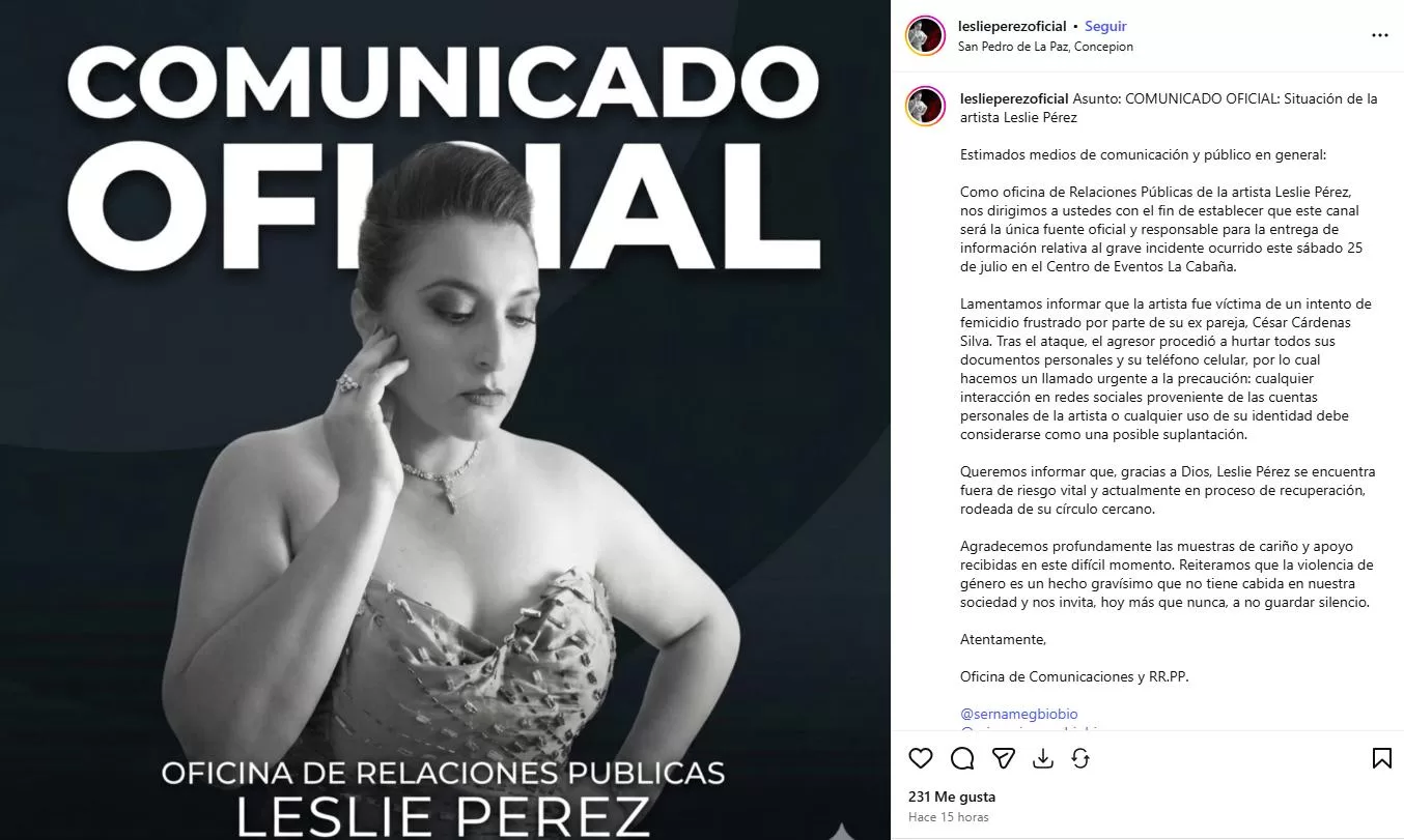 Instagram@lesliperezoficial