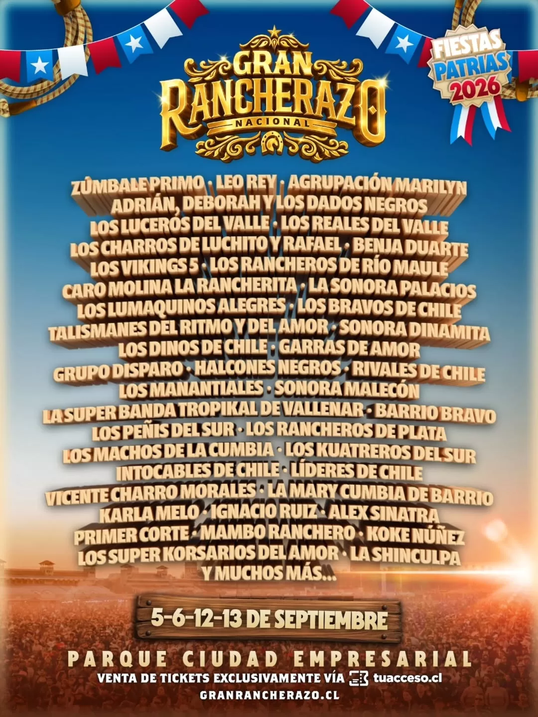 Line Up Gran Rancherazo