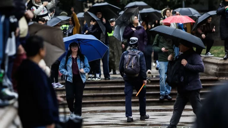 Lluvia En Santiago
