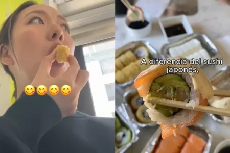 Influencer Japonesa Reacciona A Sushi Chileno