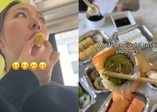 Influencer Japonesa Reacciona A Sushi Chileno