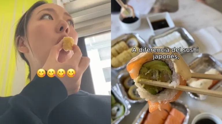 Influencer Japonesa Reacciona A Sushi Chileno