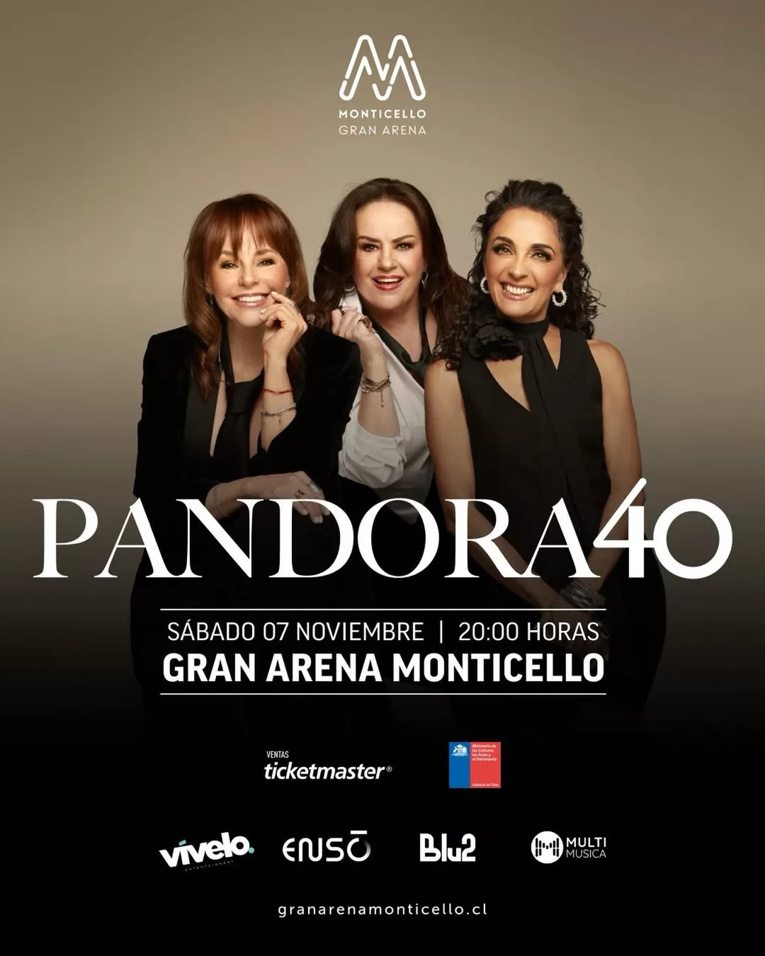 Pandora en Gran Arena Monticello