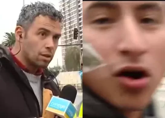 Hombre Muestra Bolsa En Plena Emisión