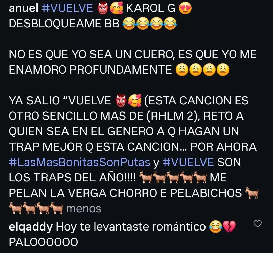 Instagram Anuel