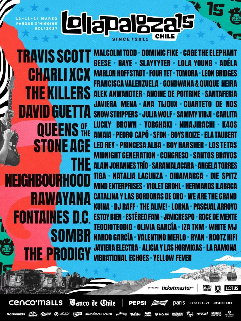 Line Up Lollapalooza